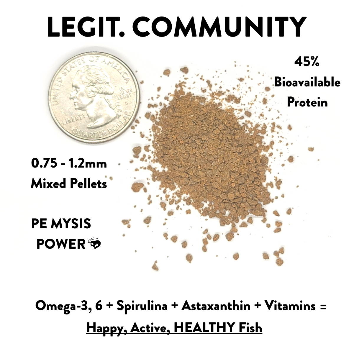 Why It's LEGIT. LEGIT. Fish Food